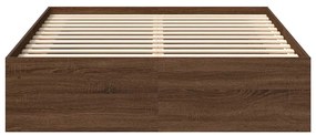 vidaXL Πλαίσιο Κρεβατιού Καφέ Δρυς 160 x 200 εκ.