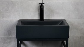 Pegasus Black Matt 52x34 - Επιτραπέζιος νιπτήρας