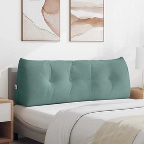 vidaXL Μαξιλάρι Πλάτης Θαλασσί 140 x 24 x 50 εκ Βελούδο