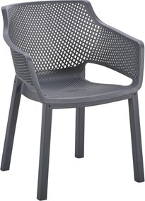 ΠΟΛΥΘΡΟΝΑ ΠΟΛΥΠΡΟΠΥΛΕΝΙΟΥ PEGGY HM6368.10 ΓΚΡΙ 60x55x79Υεκ