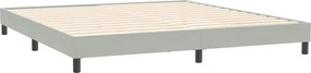 vidaXL Box Spring Κρεβάτι χωρίς στρώμα 200x220 cm Βελούδινο