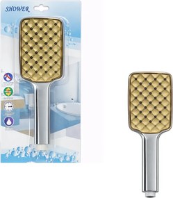 Τηλέφωνο Ντους με Κεφαλή Χρυσού Χρώματος – Handheld Shower Head