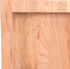 vidaXL Επιφ Τραπεζιού Αν Καφέ 140x60x(2-6)εκ. Επεξ. Μασίφ Ξύλο Δρυός