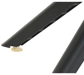 Τραπεζαρία Home ESPRIT Μαύρο Μέταλλο πολυπροπυλένιο 80 x 80 x 75 cm