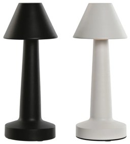 Επιτραπέζιο Φωτιστικό Home ESPRIT Λευκό Μαύρο 9 x 9 x 24 cm (x2)