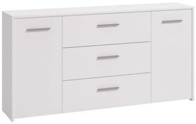 Κομότα - Μπουφές Garona 3K3F Λευκό 158x33x80,5 εκ. 158x33x80.5 εκ.