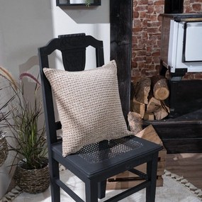 Μαξιλάρι Διακοσμητικό (Με Γέμιση) Brooklin 14 Beige Teoran 43X43 Acrylic,Cotton,Polyester