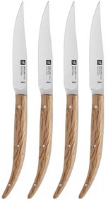 Μαχαίρι Steak Holm (Σετ 4Τμχ) 39160-000 23cm/10cm Oak Zwilling Ανοξείδωτο Ατσάλι
