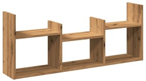 Ντουλάπι Τοίχου Αρτισιανή Δρυς 100x18x40 εκ. Επεξεργασμένο Ξύλο - Καφέ