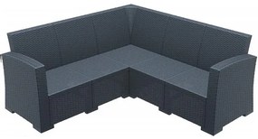 Siesta Monaco/ST-Corner Dark Grey* Sofa metax-01-00-0703 διάστ.207.0000 x 207.0000 x 79.0000