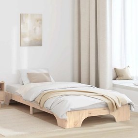 vidaXL Κρεβάτι 90x190 cm Ξύλο Πεύκο