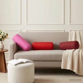 vidaXL Κάλυμμα Μαξιλαριού 2 pcs HEERLEN Ροζ Ø 15 x 40 εκ Πολυεστέρας