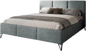 Επενδυμένο κρεβάτι Loren-Gkri-200 x 200