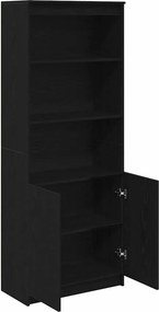 vidaXL Ντουλάπι Μαύρη δρυς 70x35x180 εκ. από Επεξεργασμένο Ξύλο