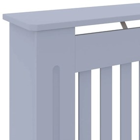vidaXL Καπάκι Καλοριφέρ Γκρι 78 x 19 x 81,5 εκ. Επεξεργασμένο ξύλο