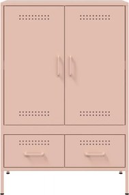 vidaXL Ντουλάπι Ροζ 68 x 39 x 101,5 εκ. από Χάλυβα