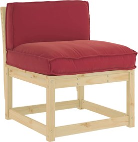 vidaXL Μαξιλάρι Κόκκινο 70 x 40 x 12 cm Ύφασμα Όξφορντ