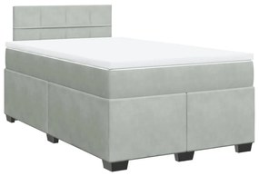 ΚΡΕΒΑΤΙ BOXSPRING ΜΕ ΣΤΡΩΜΑ ΑΝΟΙΧΤΟ ΓΚΡΙ 120X200 ΕΚ. ΒΕΛΟΥΔΙΝΟ 3286282