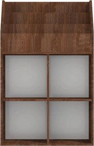 vidaXL Παιδικό Ράφι Περιοδικών Καφέ Δρυς 71x30x114 εκ. Επεξεργ. ξύλο