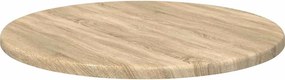 vidaXL Καπάκι τραπεζιού Sonoma Δρυς Ø 40 x 1,5 cm Επεξεργασμένο ξύλο
