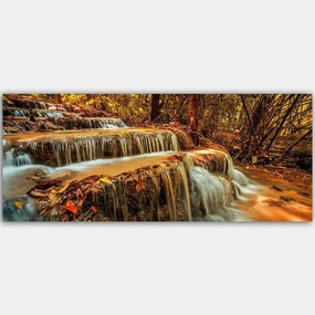 Πίνακας Καμβάς 451ERN1476 120x50cm Multi Wallity Οριζόντιοι Ξύλο, Καμβάς