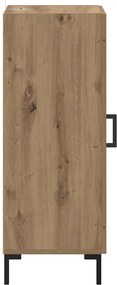 vidaXL Πλαϊνό γραφείο Olden Artisan Oak 34,5 x 34 x 90 εκ.