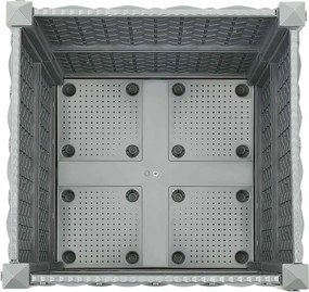 vidaXL Ζαρντινιέρα 40 x 40 x 38 εκ. από Πολυπροπυλένιο