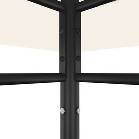 vidaXL Κιόσκι Κρεμ 384x281x270 εκ. 180 γρ./μ²