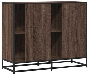 vidaXL Sideboard καφέ δρυς 92x35x76 cm Ξύλινο μηχανουργικό ξύλο
