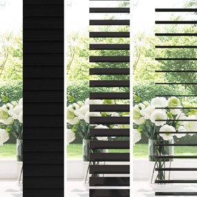 vidaXL Βενετσιάνικη Σκίαση Μαύρο 105 x 250 cm 35 mm