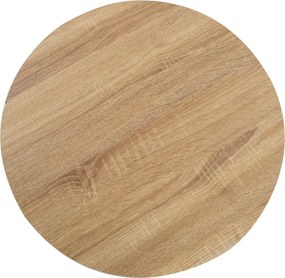 vidaXL Τραπέζι Bistro Ανοιχτό Καφέ 50 εκ. από MDF