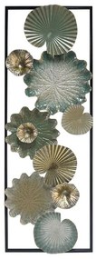 Wall Decoration Leafs FL059 Fylliana Gold - Light Green 31x4x90 cm