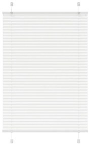 Πλισέ περσίδα Λευκό 100x150 cm Πλάτος υφάσματος 99,4 cm - Λευκό