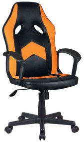 Καρέκλα Γραφείου Goal 25-0640 56x62x103/113cm Black-Orange