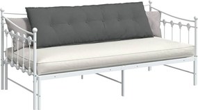vidaXL Μαξιλάρι Πλάτης Σκούρο Γκρι 160 x 50 x 19 cm ύφασμα