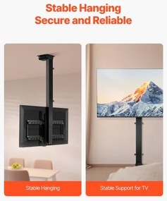 VEVOR Motorized Ceiling TV Mount 32-55 in Screen Electric Adjustable TV Mount