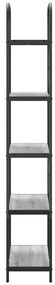 vidaXL Ράφι Βιβλίων Γκρι sonoma 80 x 30 x 183 εκ Επεξεργασμένο ξύλο