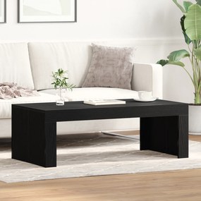 vidaXL Τραπεζάκι Καφέ Μαύρο Δρυς 102x50x35 εκ. Επεξεργασμένο Ξύλο