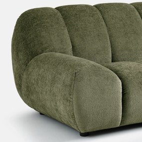 Τριθέσιος καναπές από χοντρό βελούδο, Nuria