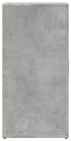 vidaXL Ντουλάπια 2 τεμ. Γκρι Σκυροδέματος 59x39x80 εκ.Επεξεργ. Ξύλο