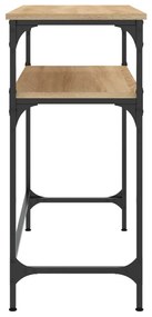 vidaXL Τραπέζι Κονσόλα Sonoma Δρυς 75x35,5x75 εκ. Επεξεργασμένο Ξύλο
