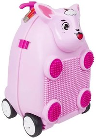 Παιδική Βαλίτσα Zoolittle Trolly Sheep Ροζ με Τουβλάκια