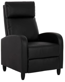 ΠΟΛΥΘΡΟΝΑ RELAX HIBER  ΜΑΥΡΟ PU 67,5x90x104Υ εκ. 67.5x90x104 εκ.