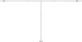 vidaXL Ηλεκτρική τέντα με LED και αισθητήρα 6 x 3 m