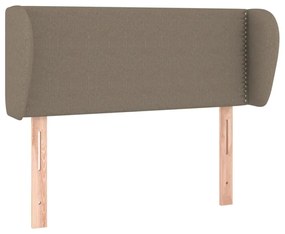 Κεφαλάρι με Πτερύγια Taupe 83 x 23 x 78/88 εκ. Υφασμάτινο - Μπεζ-Γκρι