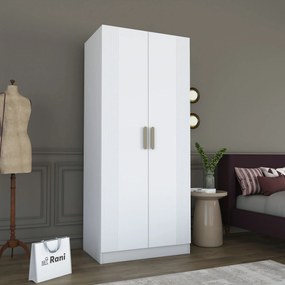 Ντουλάπα Λευκό BROEMER 90x57.5x210