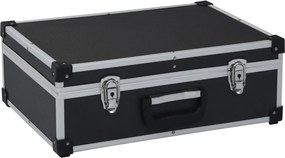 vidaXL Βαλίτσα Εργαλείων Μαύρη 46 x 33 x 16 εκ. Αλουμινίου
