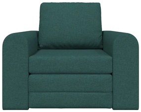 vidaXL Κρεβάτι καναπές Σκούρο πράσινο 98 x 71 x 83 εκ. ύφασμα