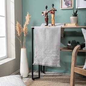 Τραβέρσα Izola 04 Grey Teoran 45X180 Cotton-Polyester
