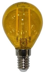 Λαμπτήρας LED E14 COG 2W Σφαιρική Lumen Adeleq-13-14023-Πορτοκαλί 13-14023